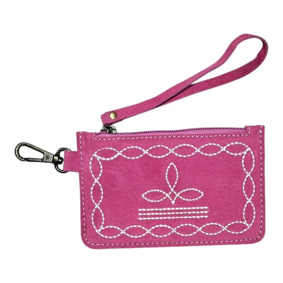 Genuine Leather Western Style Coins & Notes Purse with ID or Credit Card Pocket - Picture 2 of 7